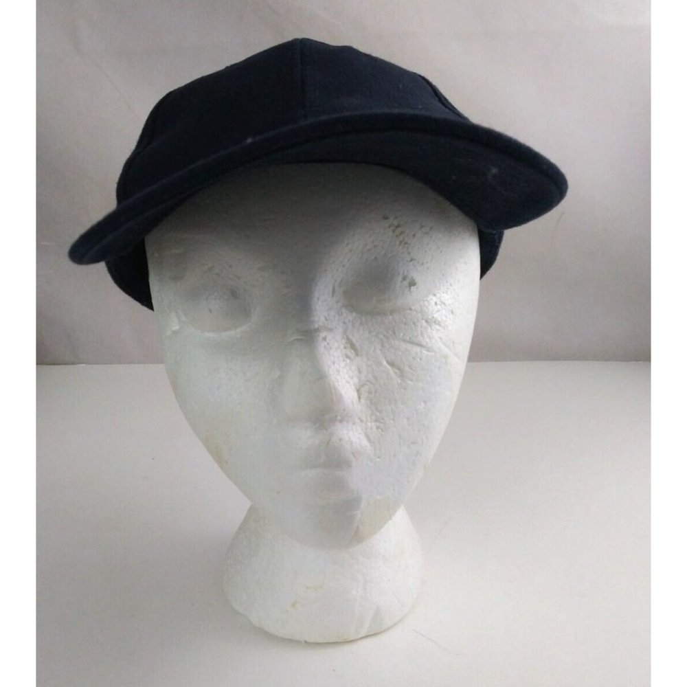 Basic Editions Dark Navy Blue Unisex Adjustable Baseball Cap 100% Cotton (E)
